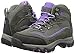HI-TEC Women's Skamania Mid Waterproof Hiking Boot, Grey/Viola,8.5 M US