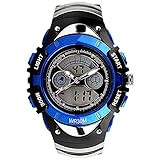 ALPS Kids Watches LED Digital Boys Girls Waterproof Watches (Blue)