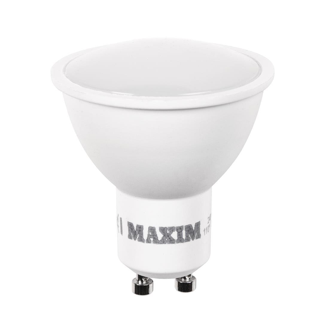 kenable [10 Pack] Maxim LED 5W (50 Watts) Warm White GU10 Lamp Light Bulb, 009776
