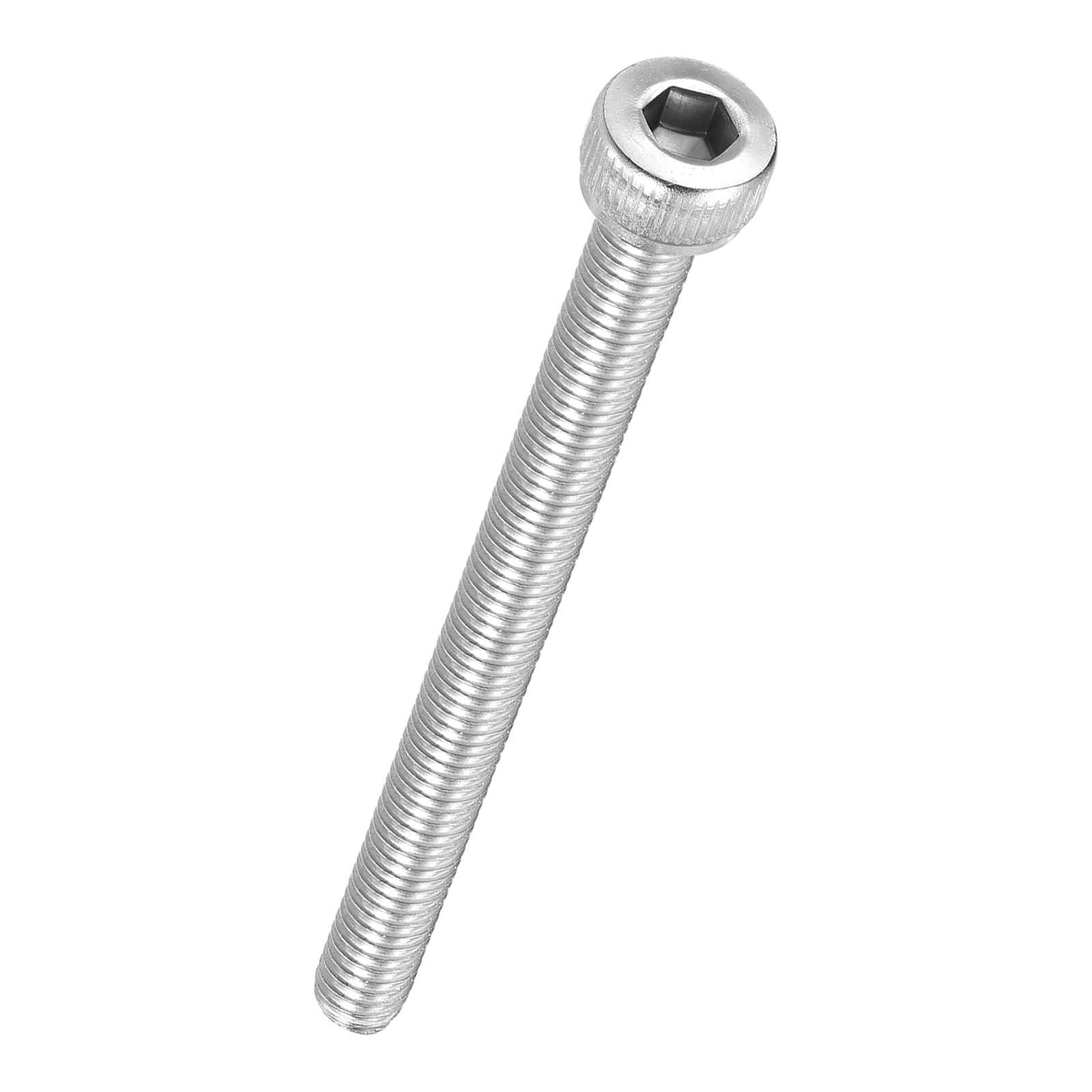 Kozelo 15pcs Socket Head Cap Screws - [M4-0.7 x 50mm] 304 Stainless Steel Allen Socket Drive for Electrical Motor 3D Printing Fan Engine Replacement Use, Silver — image 1