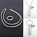 HooAMI Cremation Jewelry for Ashes Necklace for Men,Urn Necklaces for Ashes for Women Stainless Steel Urn Necklace Pendant with Angel Wing Charm (38mm Angel Wing)