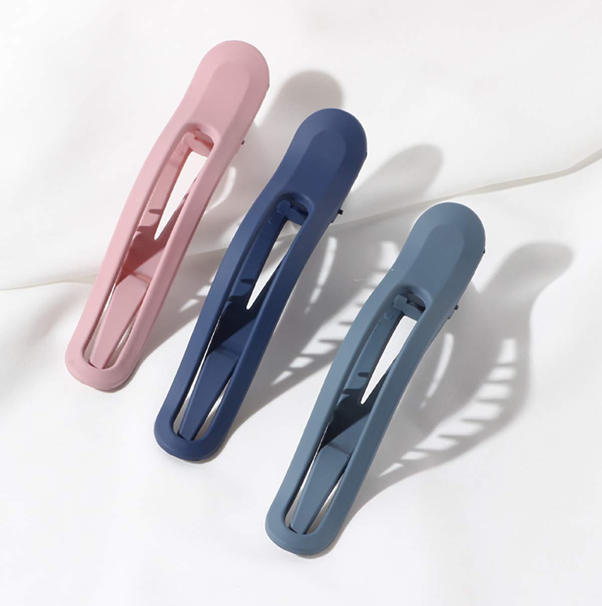 6PCS Hair Claws Clips No Slip Strong Hair Clips Teeth Curve Durable Alligator Duck Bill Jaw Clips Hair Styling Accessories : Beauty