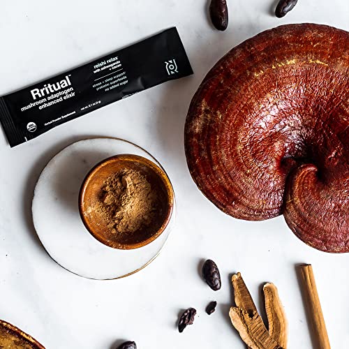 Rritual Superfoods Reishi Relax Stick Pack, Mushroom Adaptogen Enhanced