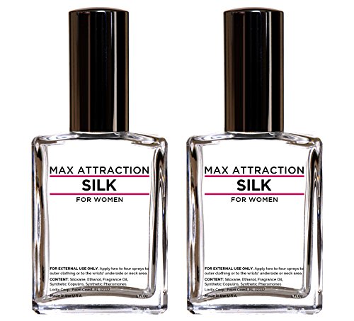 Max Attraction Silk Special - Pheromones to Attract Men (2 Bottles Special Offer Discount)