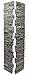 NextStone Slatestone Split Post Cover 8x8x41 Pewter