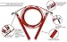 Garage Fit Speed Jump Rope - Cable Jump Rope - Speed Rope - Jumping Ropes for Fitness with Carry Bag (Red)
