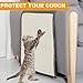 Lovinouse Cat Scratching Mat, Sisal Sofa Shield, with Fixings, 2 in 1 Use Cat Scratch Pad and Furniture Protectors, Durable and Washable (Cat Scratching Mat)