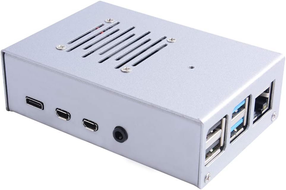 GeeekPi Raspberry Pi 4 Cajas con Ventilador 40x40x10mm ...