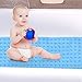 Baobë Bathtub Mat Non-Slip Shower Bath Mat for Baby Kids Elder Washable Natural Rubber Blue 39