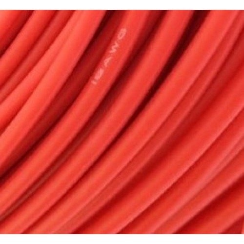 HobbyStar Silicone Wire - 14 Gauge - 3 ft. of Red - 14AWG