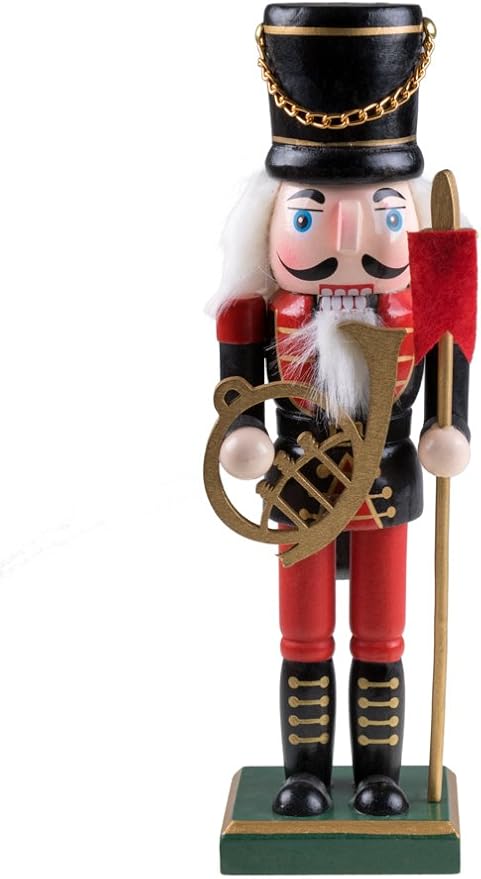 Clever Creations Traditional Nutcracker Military Uniform, French Horn
