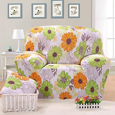 QTLI Printing all four seasons anti-slip fabric sofa towel sets tight elastic covers , chair cover