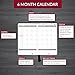 Mountain Daily Planner® Classic – Undated Gratitude Journal. Achieve Goals, Increase Productivity, Boost Happiness in 2025. Hardcover. Pen Holder. 6 Months (Black)