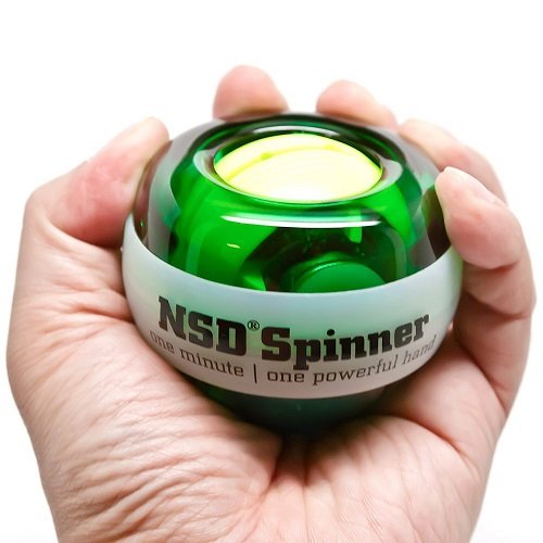 NSD Power Winners Lit Spinner Gyroscopic Wrist and Forearm Exerciser Featuring Digital LCD Counter and LED Light