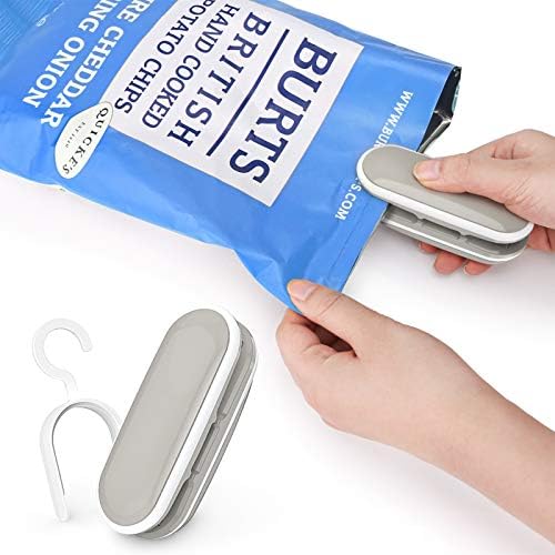 Mini Bag Sealer, 2 in 1 Handheld Heat Plastic Bag Sealer and Cutter