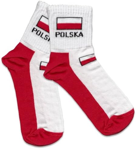 Toddlers' Socks - Polish Flag &amp; POLSKA, Medium
