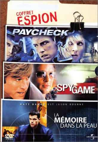 Coffret Espion - Paycheck + Spy Game + La Mémoire Dans La Peau