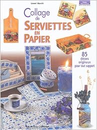 Collage de serviettes en papier