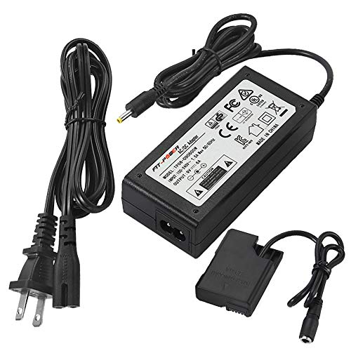 FIT-POWER EH-5 EP-5A AC Power Supply Adapter Charger DC Coupler kit (EN-EL14/EN-EL14a Battery Replacement) For Nikon D3100 D3200 D3300 D5100 D5200 D5300 D5500 D5600 Df P7000 P7100 P7700 D7800 Camera
