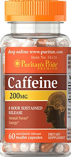 Puritan s pride caffeine 200 mg 8-hour sustained releas…