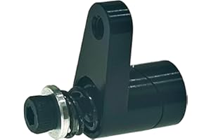 ZHUOYUEFSC New Upgraded Metal Aluminum 20T Servo Horn Steering Arm (Black) for ARRMA 1/18 Granite GROM/1/18 Typhon GROM/ 1/14 Mini Mojave GROM RC Servo Arm Horns Parts