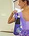 WaterVault Neoprene Bottle Holder, Adjustable Detachable Strap, Shoulder Sling & Hand Carrier - Purple Regular