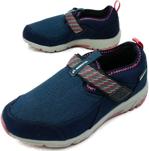 Amazon ムーンスター Sdl03 スリッポン サプリスト 防水 レディース ネイビー 22 0cm ローファー スリッポン