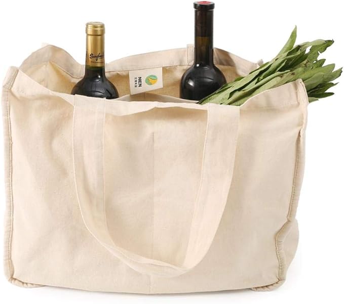 Leisuretime - Bolsas de tela para la compra reutilizables, bolsa para