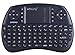 WOSUNG Wireless Mini Keyboard with Mouse Combo Work for Android TV Box / Raspberry Pi 3 / HTPC To Type / Search K8 (Black)
