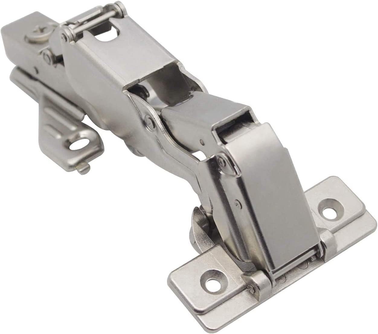 Probrico 15 Pair (30pcs) American Face Frame Hidden Concealed 165 Degree Corner Kitchen Cabinet Door Hinges Soft Closing Full Overlay Image