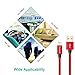 Tecland iPhone 3 Pack 3ft 6ft 10ft Lightning to USB Cables Charging Cord Charge and Sync for iPhone 7,6s,6s Plus, 5s, 5, SE, iPad air/2/mini, iPad 1/2/3/4 (red black)