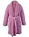 BC BARE COTTON Kids Microfiber Fleece Shawl Robe - Girls - Pink - Large