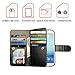 Samsung Galaxy S4 Case, xhorizon TM Premium Leather Folio Case [Wallet Function] [Magnetic Detachable] Fashion Wristlet Lanyard Hand Strap Purse Soft Flip Book Style Multiple Card Slots Cash Compartment Pocket with Magnetic Closure Case Cover Skin ZA5 for Samsung Galaxy S4 (I9500) - Black