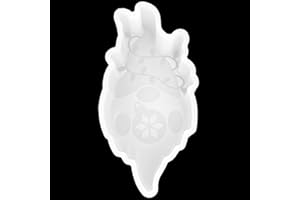 [Check Our Store] VONZK Car Freshie Mold Freshie Silicone Mold Christmas Gift 5 3/16” L X 2 5/8” W X 1 1/4” H for Aroma Beads DIY Handmade Freshies Mould (Christmas Dwarf)