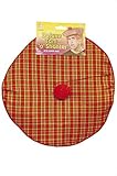 Smiffy's Adult Men’s Tartan Scottish Hat with Red Hair,Red, One Size,Tam-O-Shanter, 5020570990537