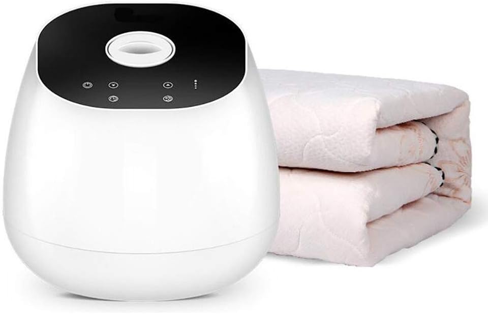 220V Water Heated Mattress Pad, Water Heated Underblanket, Quiet, Safe and No-Radiation, Intelligent Temperature Control, Wireless Remote, Digital Display