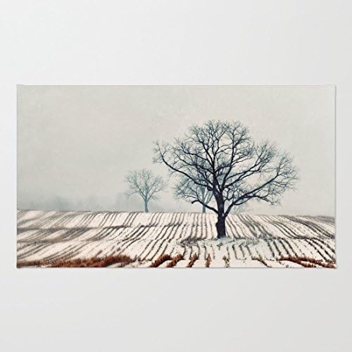 Gueskie Beautiful Winter Farm Rug Entry Way Outdoor Non-slip Door Mat 50 x 80cm