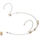 Samson DE50X Headset Microphone Mic w/4 Adapters, 2.5mm Capsule+Clip+Windscreens