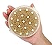 Janrely Dry/Wet Bath Body Brush, Natural Boar's Bristle Massage for Better Exfoliation