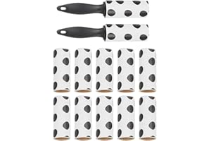 KoiLykke Lint Roller with 10 Refill Rolls Pet Hair, Clothes, Sofa and Furniture Cleaning - 2 Pack