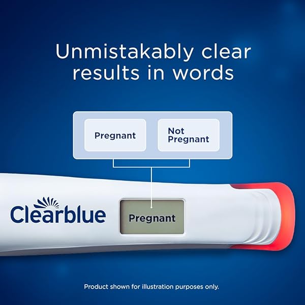 CLEARBLUE EARLY DIGITAL PREGNANCY TEST, EARLY DETECTION AT HOME PREGNANCY TEST, 5 CT