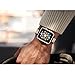 AWSTECH New 42mm Stainless Steel Replacement Smart Watch Band Wrist Strap Bracelet with Butterfly Buckle Clasp for Apple Watch All Models - Black Rosegold