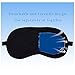 VCGEO Sleep Mask,Reusable Hot & Cold Therapy SPA Gel Eye Mask Set for Insomnia, Puffy Eyes & Dark Circles,Comfortable & Super Soft.Black