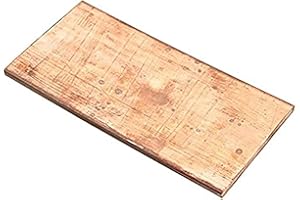 CynKen 3mmx50mmx100mm Copper Sheet Plate for Metalworking About 0.12"x2"x4"