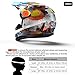 GLX GX623 Youth ATV/Dirt Bike Helmet Combo - Doodle, Large - DOT