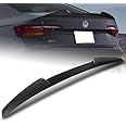 DriftX Performance, Trunk Spoiler Wing fit for Compatible with2019-2022 Volkswagen Jetta MK7 W-Power V-Style Trunk Spoiler Wing (Carbon Painted)