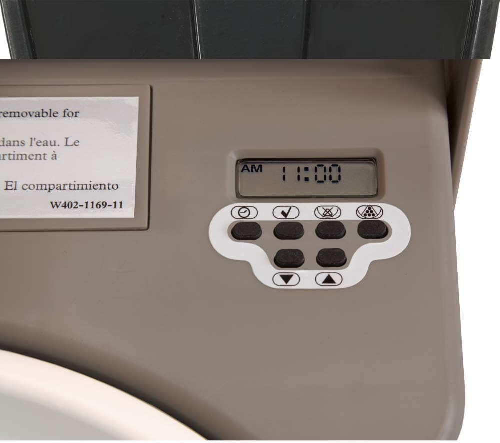Pet Supplies : PetSafe Dog and Cat Food Dispenser, 5 Meal with Digital Clock or 2 Meal Tamper Resistant with Dials Automatic Pet Feeders, Portion Control, Holds Dry Food : Pet Self Feeders : 