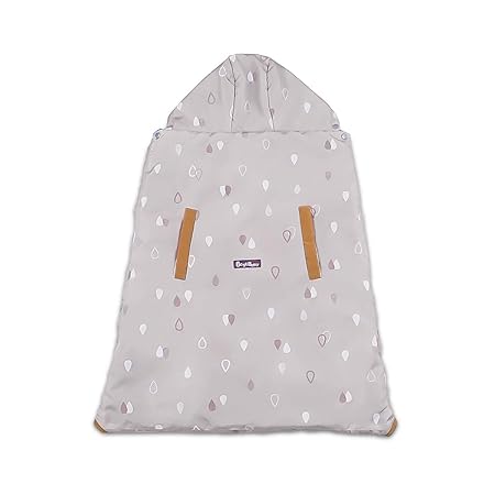 SONARIN Universal All Seasons Regenhaube für Babytrage, Regenschutz,Windschutz,Wasserdichtes,abnehmbares Innenfutter für den 