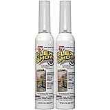 Flex Shot Rubber Adhesive Sealant Caulk, 8-oz, White (2 Pack)(Mildew Resistant)