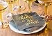 BLUE PANDA - Cheers to 30 Years! Gold Foil Paper Cocktail Napkins (5 x 5 Inches, 100 Pack)